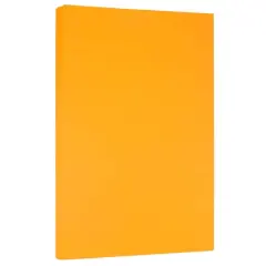 JAM Paper Ultra Bright Hue 8.5" x 14" 24lb. Recycled Colored Legal Paper, 100 Sheets Ultra Orange