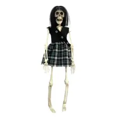 16" Goth Girl Skeleton with Black Hair by Ashland&reg;