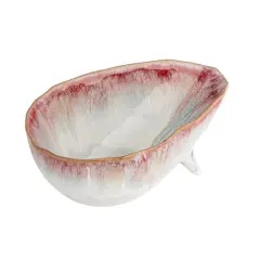 Hello Honey&reg; 6.5" Berry Stoneware Footed Bowl