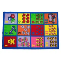DII&reg; Numbers Kids Play Rug, 3ft. x 5ft.