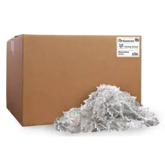 PA Essentials Crinkle Shred Box, 10lb. White/Silver