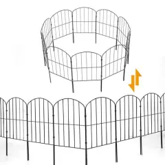 NEX&trade; Metal Panel Arch Garden Fence, 10ct.