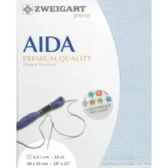 Zweigart&reg; Stern-Aida 14 Count Pre-Cut Fabric Pale Blue