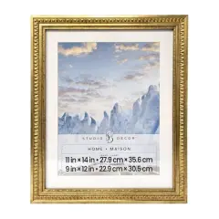 Home 9" x 12" Gold Fredrick Frame with Mat by Studio D&eacute;cor&reg;