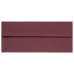 JAM Paper #10 Business Premium Straight Flap Envelopes, 50ct. Burgundy