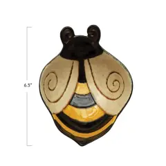 Hello Honey&reg; 6.5" Hand-Painted Stoneware Bee Bowl