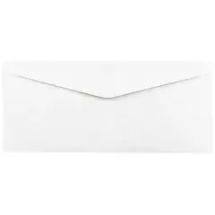 JAM Paper 4.125" x 9.5" White Tyvek Envelopes, 25ct.