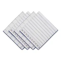 Kitchen Windowpane Embellished Napkin, 4ct.