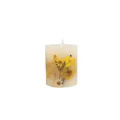 Hello Honey&reg; Pillar LED Candle with Daisy Inlay