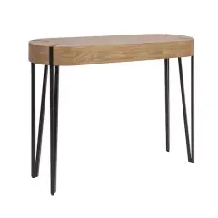 Hello Honey&reg; 46" Astoria Wood Console Table with Metal Hairpin Legs