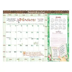 2026 Susan Branch Large Desk Pad Monthly Blotter Calendar