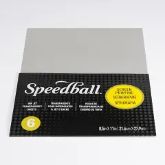 Speedball&reg; 8.5" x 11" Screen Printing Ink Jet Transparency Sheets, 6ct.