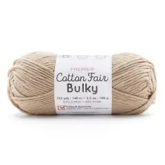 Premier&reg; Cotton Fair&reg; Bulky Solid Yarn Sand