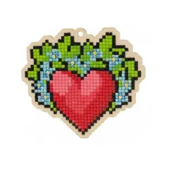 Wizardi Diamond Painting Kit Heart