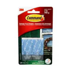 3M Command&trade; Medium Clear Window Hooks