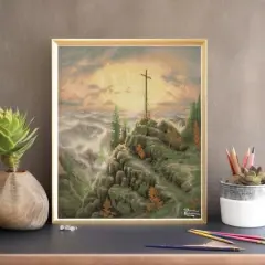 Diamond Dotz&reg; Intermediate Level Thomas Kinkade Sunrise Diamond Painting Kit