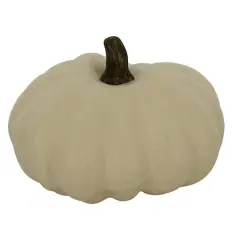 9" Cream Decorative Pumpkin by Ashland&reg;