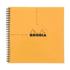 Rhodia&reg; Orange Graph Reverse Book, 8.25" x 8.25"