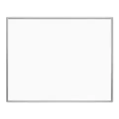 U Brands Silver Aluminum 20" x 16" Framed Magnetic Dry Erase Board