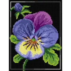 Orchidea Pansy Gobelin Halfstitch Canvas