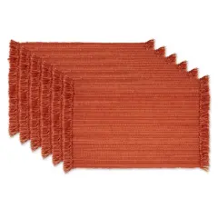 DII&reg; Variegated Spice Fringe Placemats, 6ct.