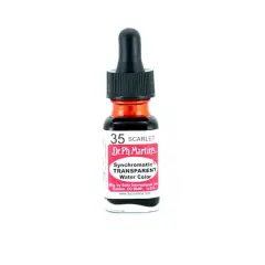 Dr. Ph. Martin's&reg; Synchromatic Transparent Watercolor, 0.5oz. 35 Scarlet