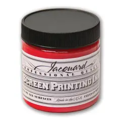 Jacquard Professional Screen Printing Ink, 4oz. Bright Red
