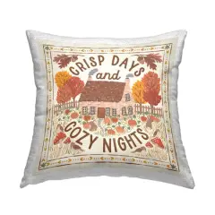 Stupell Industries Crisp Days & Cozy Nights Outdoor Printed Pillow