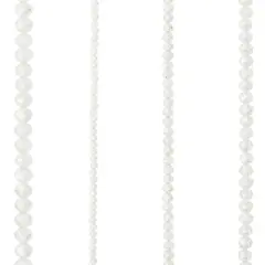 Clear Faceted Glass Rondelle Beads by Bead Landing&trade;
