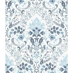 RoomMates Persian Damask Peel & Stick Wallpaper Blue