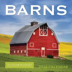 TF Publishing 2024 Barns Wall Calendar