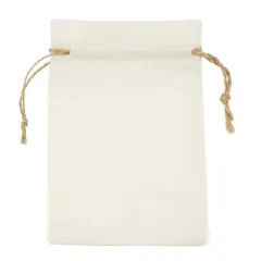 5.5" Jewelry Packaging Muslin Bags by Bead Landing&trade;, 5ct. White