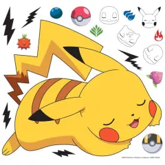 RoomMates Pok&eacute;mon Sleeping Pikachu Giant Peel & Stick Wall Decals