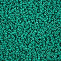 John Bead Terra Intensive 8/0 Czech Glass Seed Beads, 500g Dark Green Matte