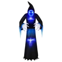 8ft. Inflatable Halloween Light Up Infinity Mirror Reaper