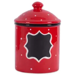 DII&reg; Small Ceramic Red Canister