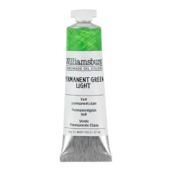 Williamsburg&reg; Artist Oil Colors, 37mL Permanent Green Light