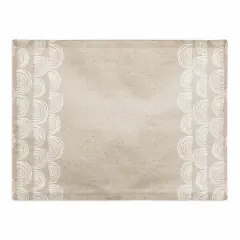Half Moon Border 18" x 14" Cotton Twill Placemat