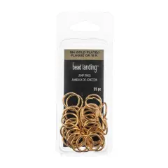 12mm Jump Rings, 35ct. by Bead Landing&trade; 18K Gold