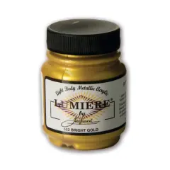 Jacquard Lumiere Metallic Acrylic Paint, 2.25oz. Bright Gold