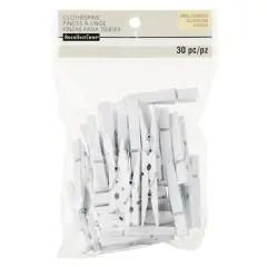 Medium Clothespin Embellishments by Recollections&trade;, White