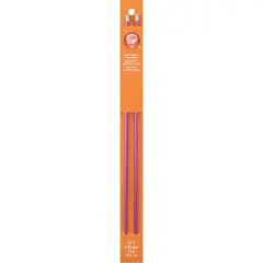 Boye 14" Single Point Aluminum Knitting Needles, Size 6