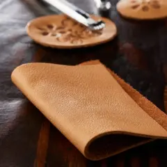 Genuine Leather Trim Piece by ArtMinds&trade; Gold