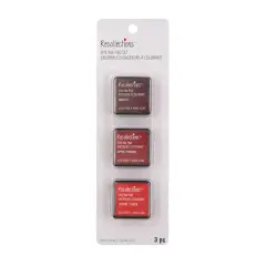 Dye Ink Pad Set by Recollections&trade; Merlot/Apple/Cherry
