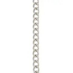 20" Rhodium-Colored Curb Chain by Bead Landing&trade;