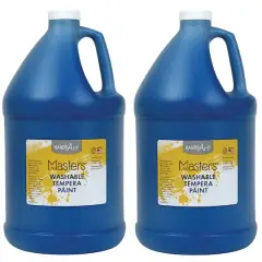 Handy Art&reg; Little Masters&reg; Washable Tempera Paint Gallon, 2ct. Blue