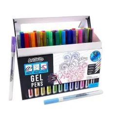 ArtSkills&reg; 50 Colored Gel Pens for Journaling & Coloring