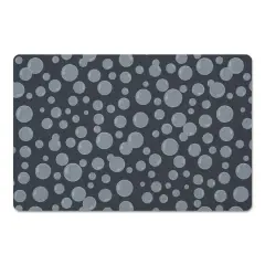 Bubbles All Over Navy Floor Mat