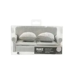 Miniature Gray Textured Couch by Make Market&reg;