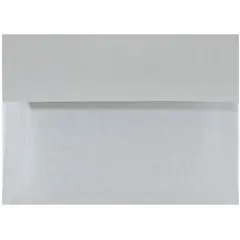 JAM Paper A1 Metallic Invitation Envelopes, 50ct. Silver Stardream